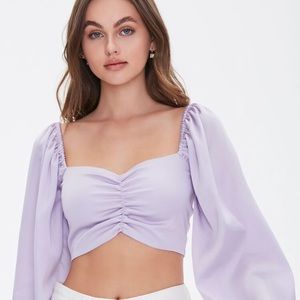 Sweetheart Crop Top 💜